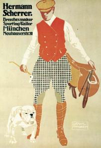 Ludwig Hohlwein, Hermann Scherrer. Breechesmaker Sporting-Tailor, 1911